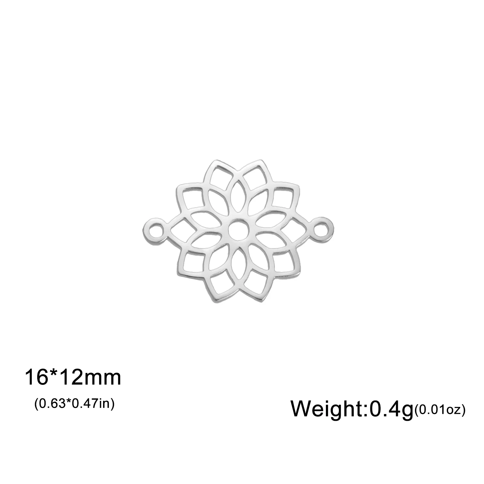 EUEAVAN Collana Donna Mandala Fiore Della Vita - Acciaio Inox 316, Ciondolo Fiore Di Loto, Catena Delicata, Regalo