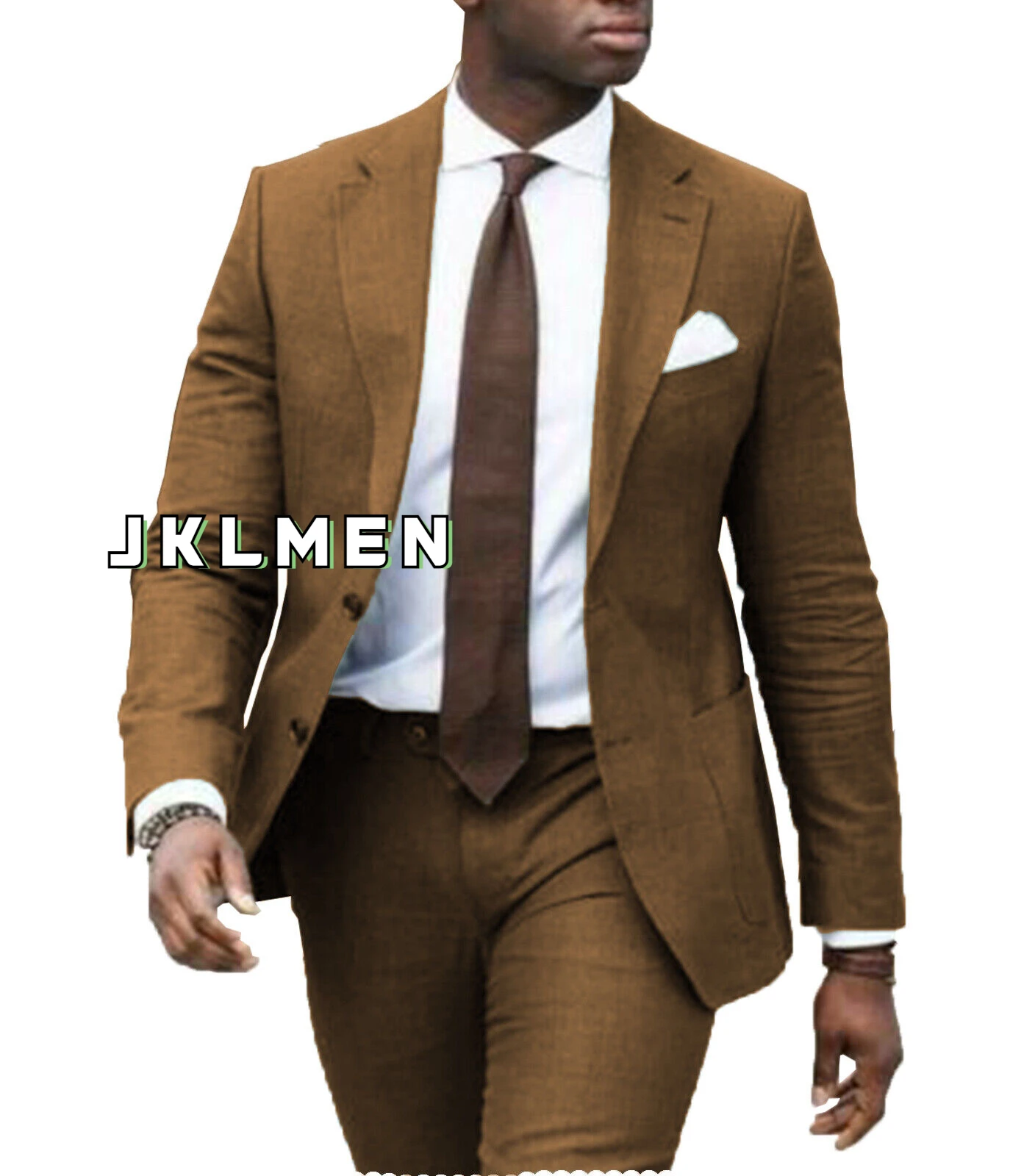 2023  Linen Suit Mens Suits  Traje Caballero Hombre Vestir  Мускульный Костюм  Traje Americana Hombre  2PCS