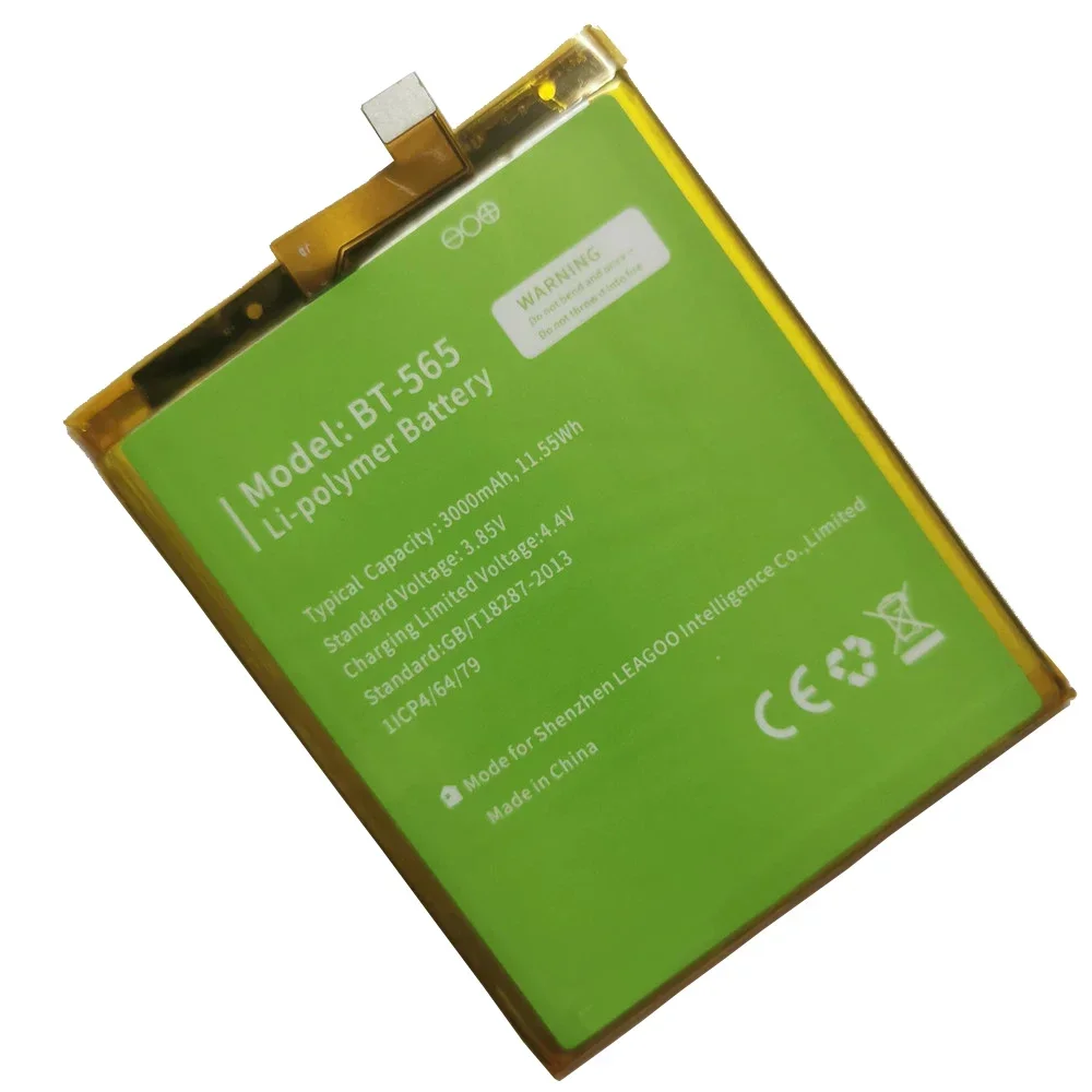100% Original BT-565&BT-566 3000mAh Battery For Leagoo KIICAA Mix T5 T5C BT565&BT566 Mobile Smart Phone Parts Batterie Batteries