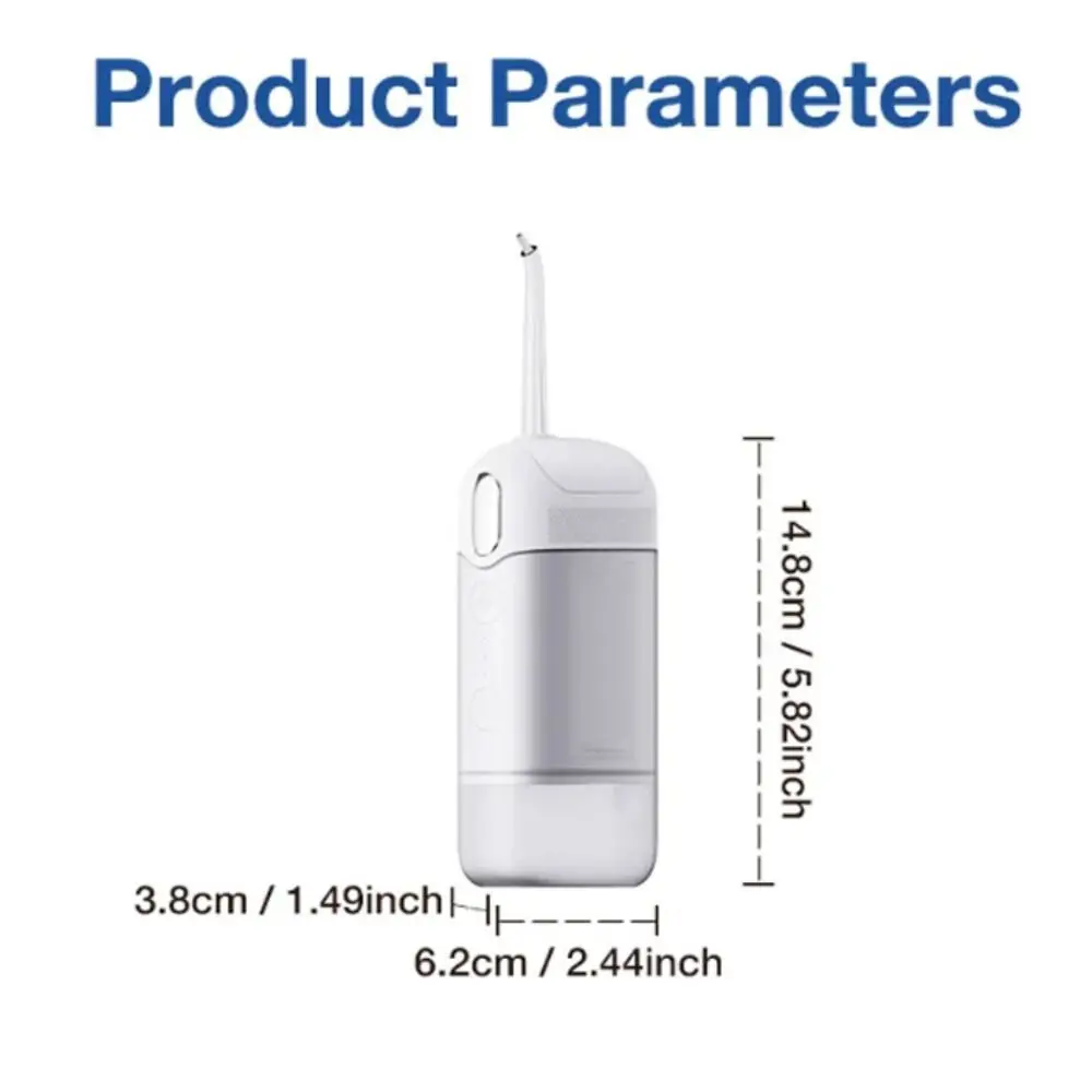 USB Rechargeable Oral Irrigator Pulse Technology Foldable Structure Dental Water Jet Portable Design Smart Electric