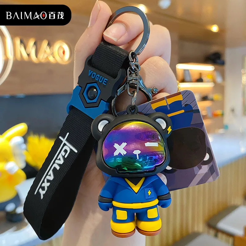 New Galaxy Astronaut Key Chains Cute Astronaut Space Suit Keyring Holder  For Daily Car Jewelry Laser Accessories Bag Gift - AliExpress