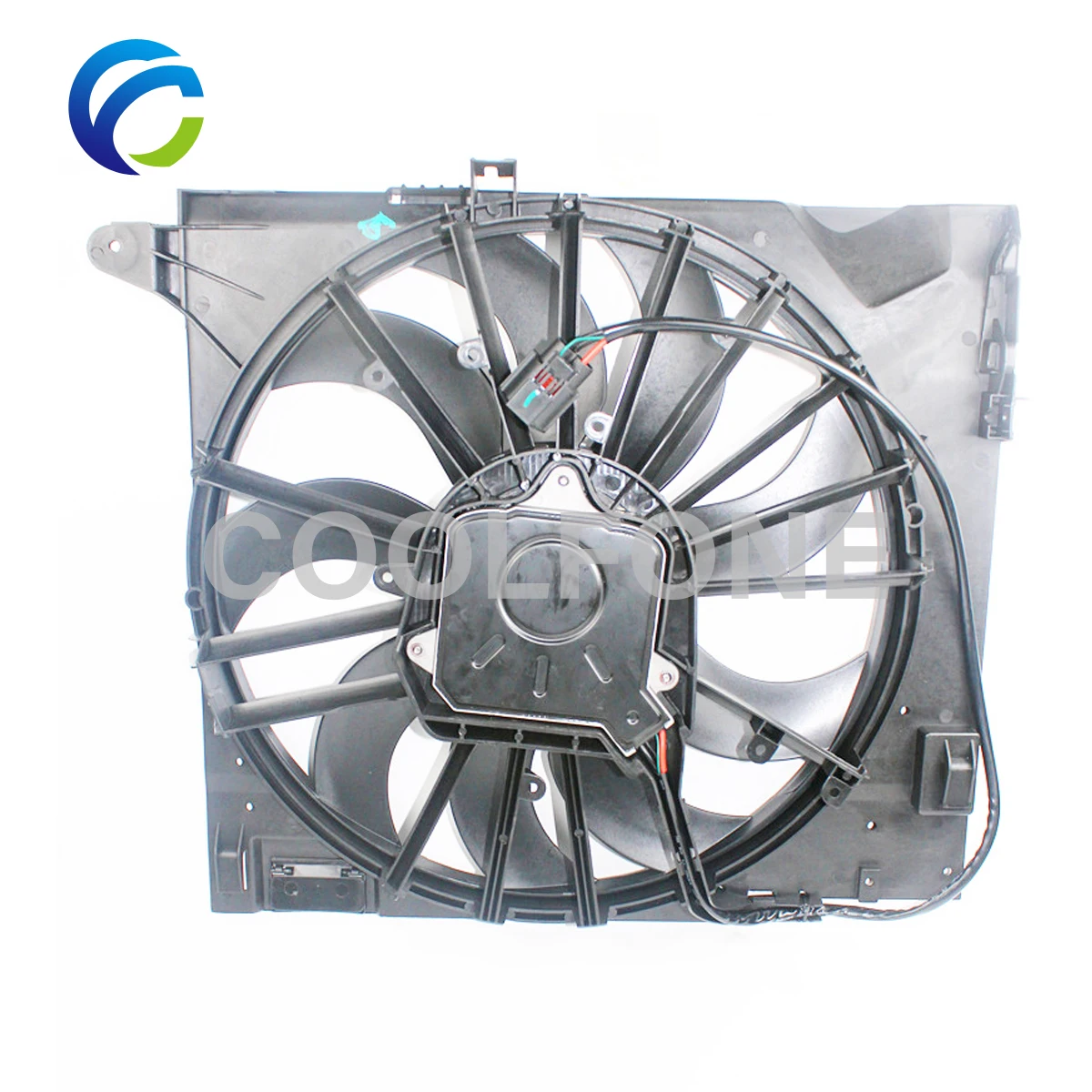 Electric Cooling Radiator Fan with Motor for Jaguar XF X250 XJ X351 3