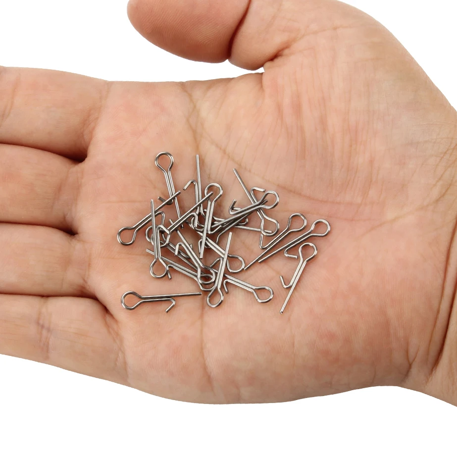 100PCS Perno In Acciaio Inox Girevole Accessori Per la Pesca Connettore