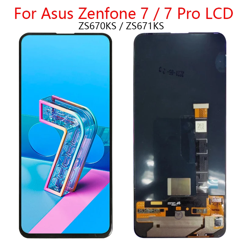 Module écran Asus Zenfone 7 / 7 Pro – FHD 6.67" Argent (officiel)