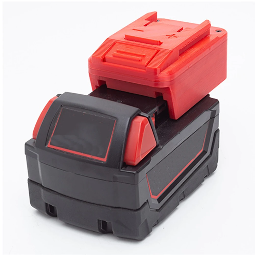 Batterieadapter-Konverter für Milwaukee 18V Li-Ionen-Akku zu Ozito 18V Akku-Bohrmaschine Werkzeugzubehör (Nur Adapter) – Detail 5
