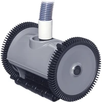 Suction Pool Cleaner for In-Ground Pools Up To 16 X 32 Ft. (Automatic Pool Vaccum) - Self-adjusting Turbine Vanes 1