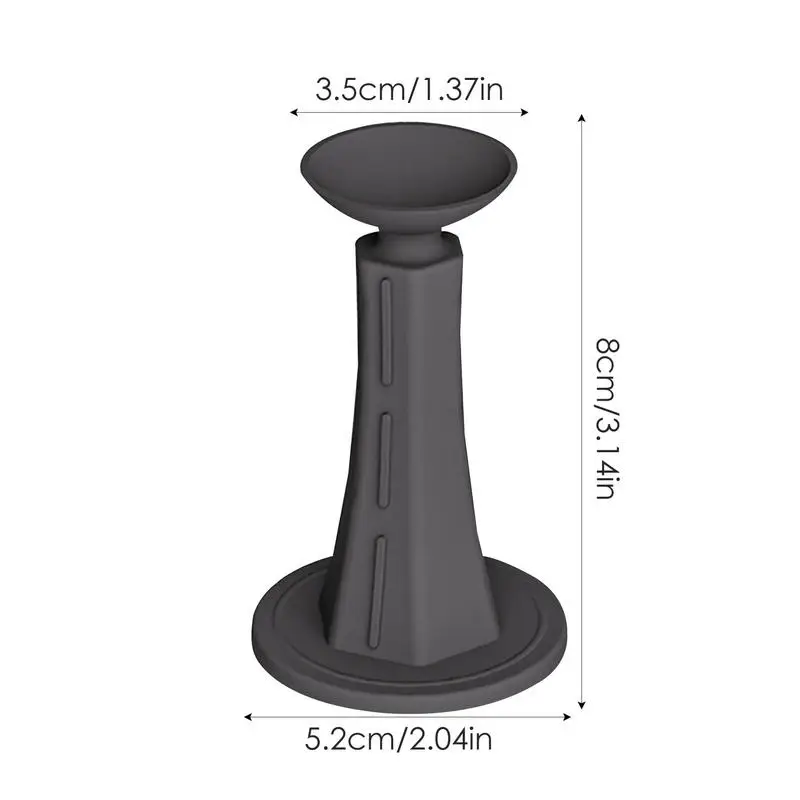 Non-punch Door Stopper Silent Anti-collision Self Adhesive Door Holder Silicone Suction Cup Wall Protectors