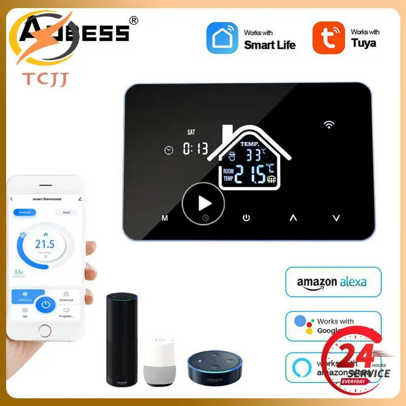 

Умный термостат для теплого пола, Wi-Fi, 220 В