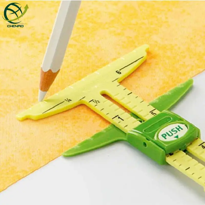 Patchwork Ruler Sewing Seam Gauge Measuring Thickness Tool - AliExpress