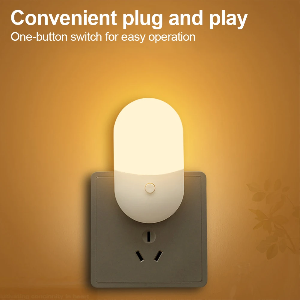 Charming LED Bedside Night Light - Soft Glow Children's Room & Hallway Decor Gift