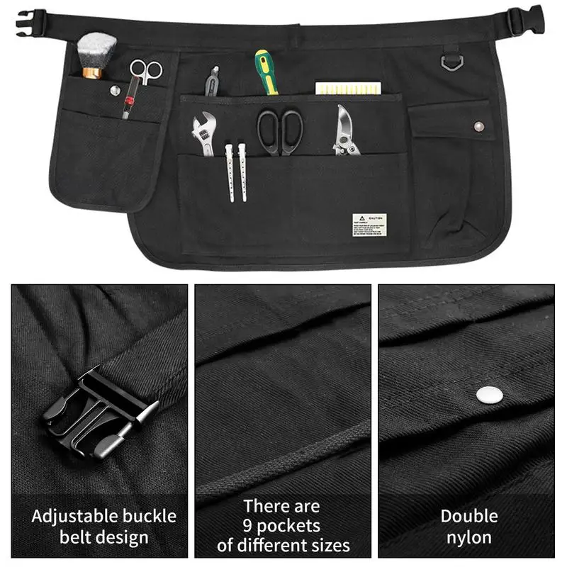 

Регулируемая сумка для инструментов, поясной кошелек для инструментов, карман на пояс, уличная сумка для ручных инструментов, для хранения инструментов, электрика, садоводства