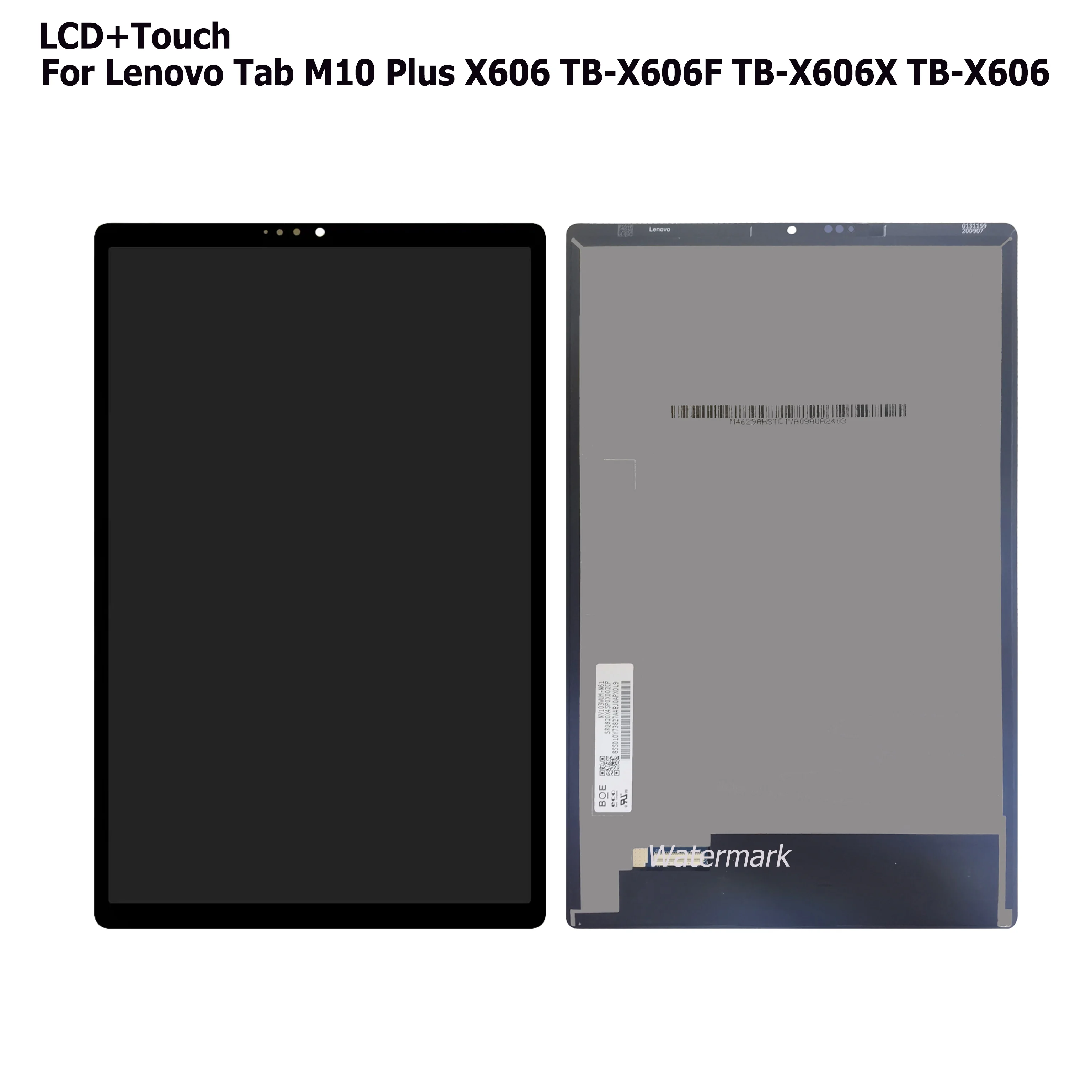   M10 ÷ X616 TB-X606 TB-X606F TB-X606X LCD ÷, ġ ũ Ÿ  ü , 10.3 ġ LCD