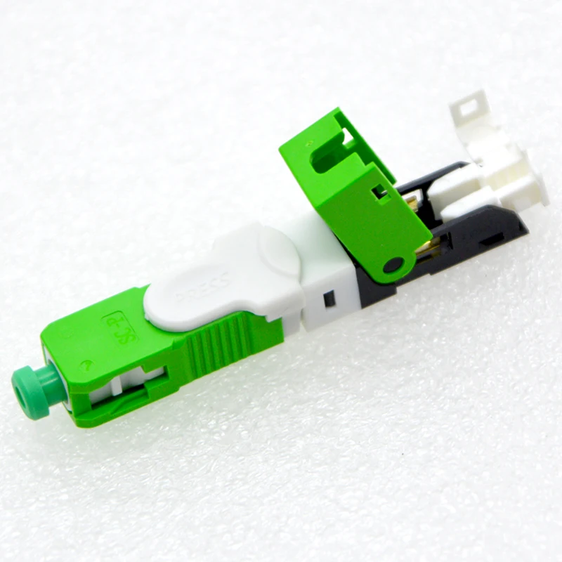 Adaptador de Conector Rápido de Fibra Óptica Modo Único Montagem de Campo Ftth sc Upc Apc Preço Especial Venda por Atacado Quente