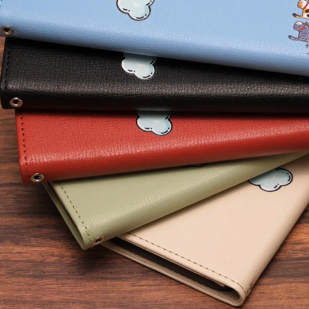 Leather Cat Design Flip Phone Wallet Case - Cute and Stylish Cover