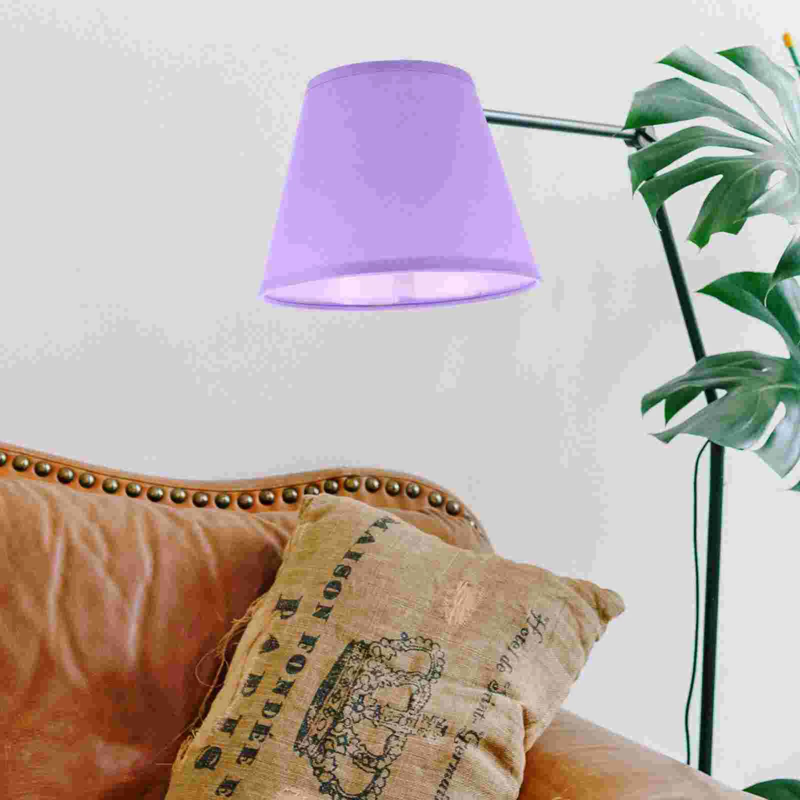 

Fabric Lampshade Wall Sconces Indoor Shades Pendant Table Light Household for Desk Cover Square Rattan