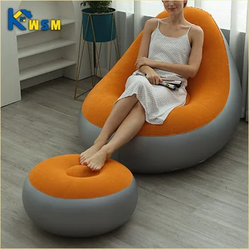 팽창식 레저 빈 백 소파, 레이지 소파 세트, 야외 접이식 리클라이너 침대, 푹신한 좌석, 다다미 발판, 침실 의자