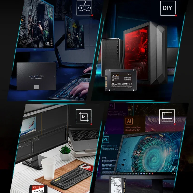 2024  ָ Ʈ ̺ ϵ ũ, ũž Ʈ PC PS4 ,  870EVO SSD, 2.5 ġ SATA III, 8TB, 4TB, 2TB SSD, ǰ