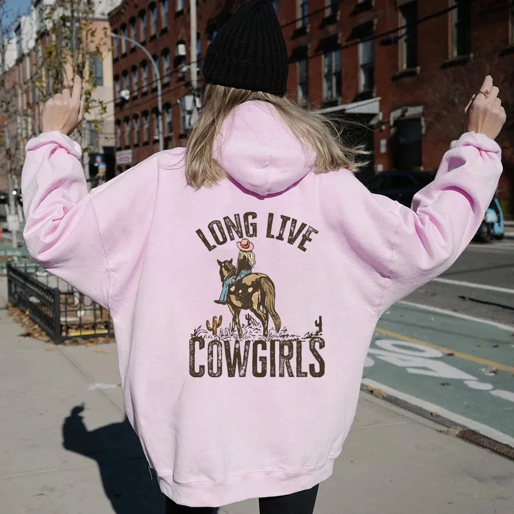 

Толстовка Cowgirls с капюшоном в стиле «Западная пустыня»
