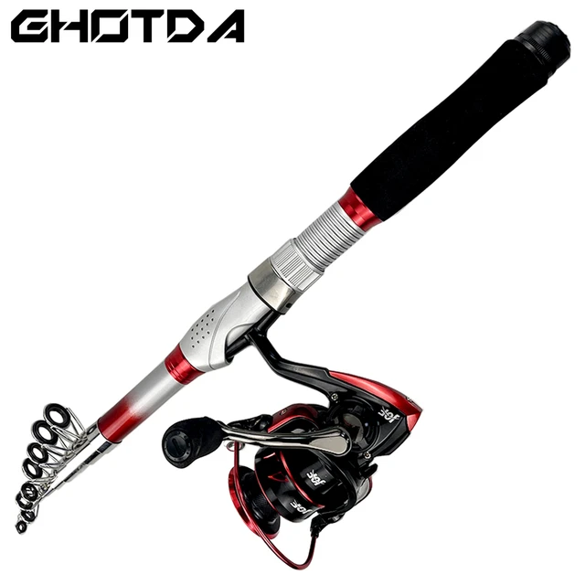 Top Quality 1.8m-3.6m Fishing Rod Combos With Spinning Reels  2000-5000series Telescopic Fishing Pole - Fishing Rods - AliExpress