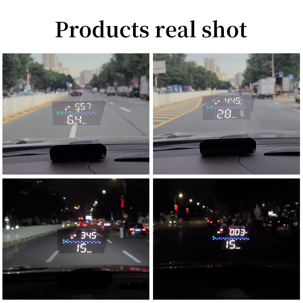 WYOBD GPS HUD ڵ  ӵ  ÷,  溸 ħ   , ڵ  ׼