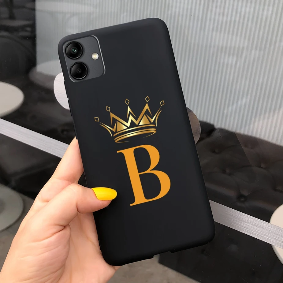 Chic Crown Letters Soft Silicone Phone Case - Stylish Protective Bumper Cover