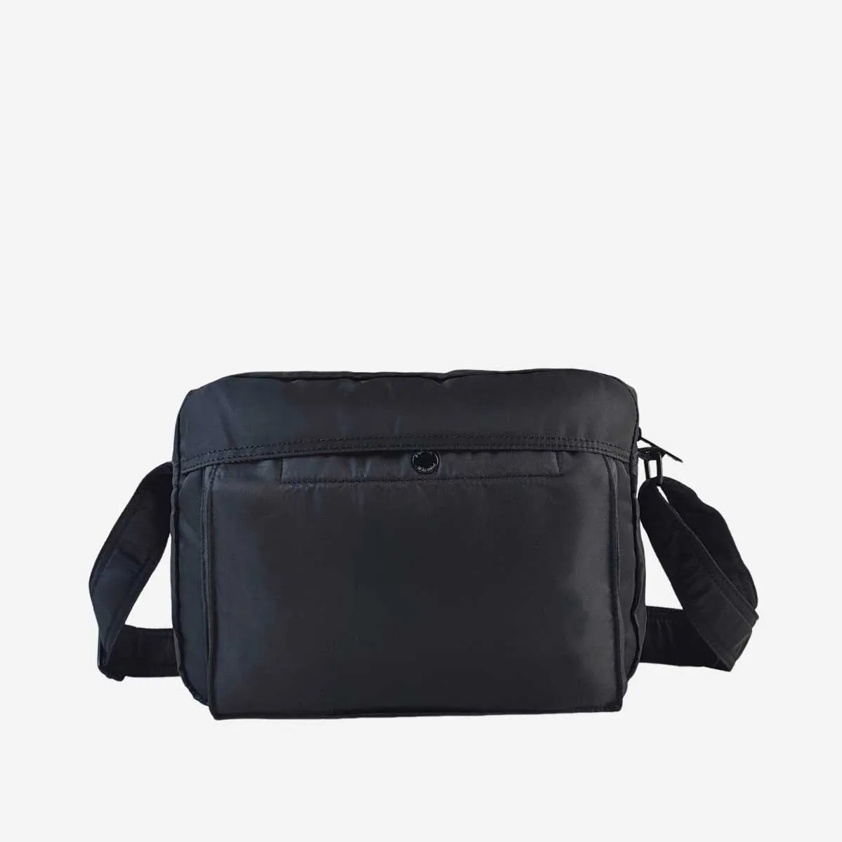 

Japanese Men'sSingle Shoulder Crossbody Bag Korean Canvas Leisure Multi functional Simple Postman Lightweight Bag