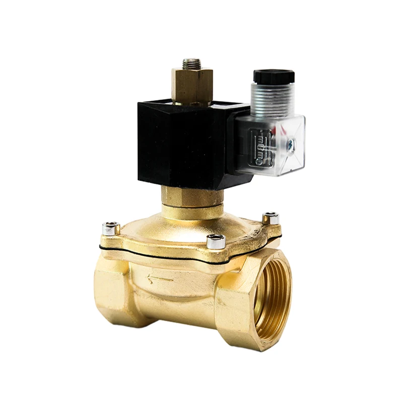 

1-1/2" Normally Open Brass IP65 Waterproof Solenoid Valve DN40 Electric Switch Water Valves 220V 110V 24V 12V