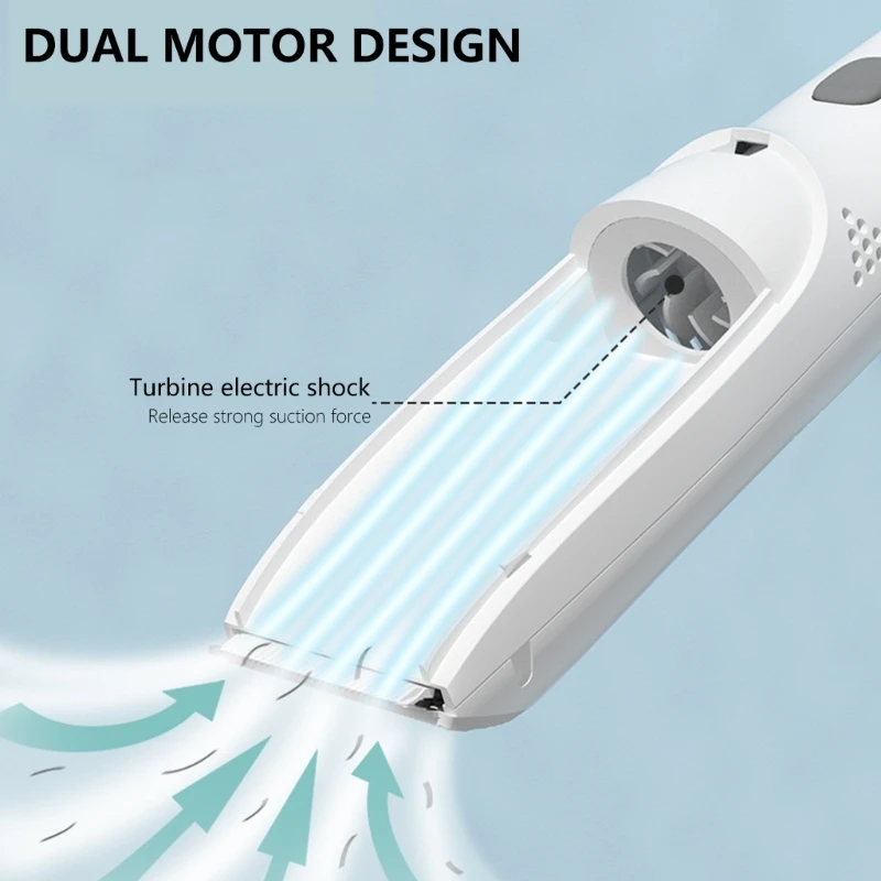 Cordless Haircut Machine Child Electric Hair Trimmer Baby Hair Trimmer Vacuum USB Rechargeable