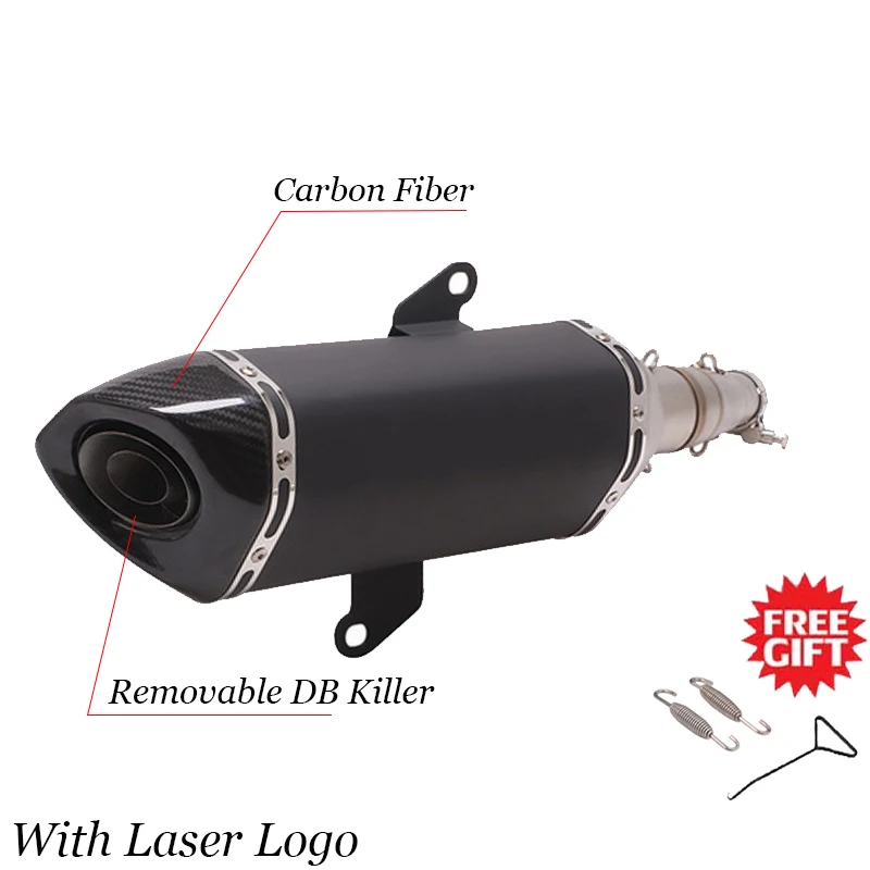 Slip On For Honda Nss350 Nss 350 2020-2022 Newstylishsports 350 Motorcycle Exhaust Escape System Modify Mid Llink Pipe Muffler - Image 5