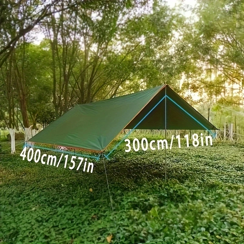 5x3m 4x3m 3x3m Waterproof Tarp Tent Shade Ultralight Garden Canopy Sunshade Outdoor Camping Awning Tourist Beach Sun Shelter