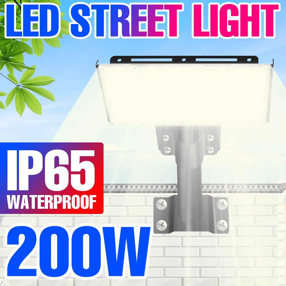 

220V LED Street Lamp Outdoor Garden Light IP65 Waterproof Spotlights LED Reflector Streetlights For Exterior Lighting Wall Lamp