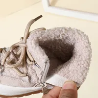 GT-CECD New Autumn/Winter Baby Boots Warm Plush Rubber Sole Toddler Kids Sneakers Infant Shoes Fashion Little Boys Girls Boots 5
