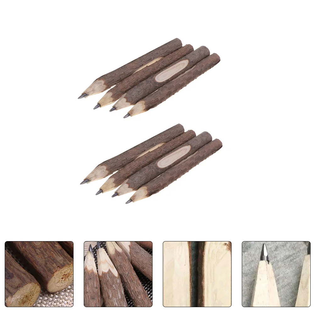 Sketching Pencils Bark Pencils Kids Twig Pencils Gift Rustic Twig Pencils Graphite Wooden Tree Pencils