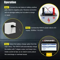12V Car Charger Battery Tester 5/10A Gel Battery Charger Power Bank Pulse AGM Wet Dry Lead Acid Auto Repair Tools Repair device - Image 4