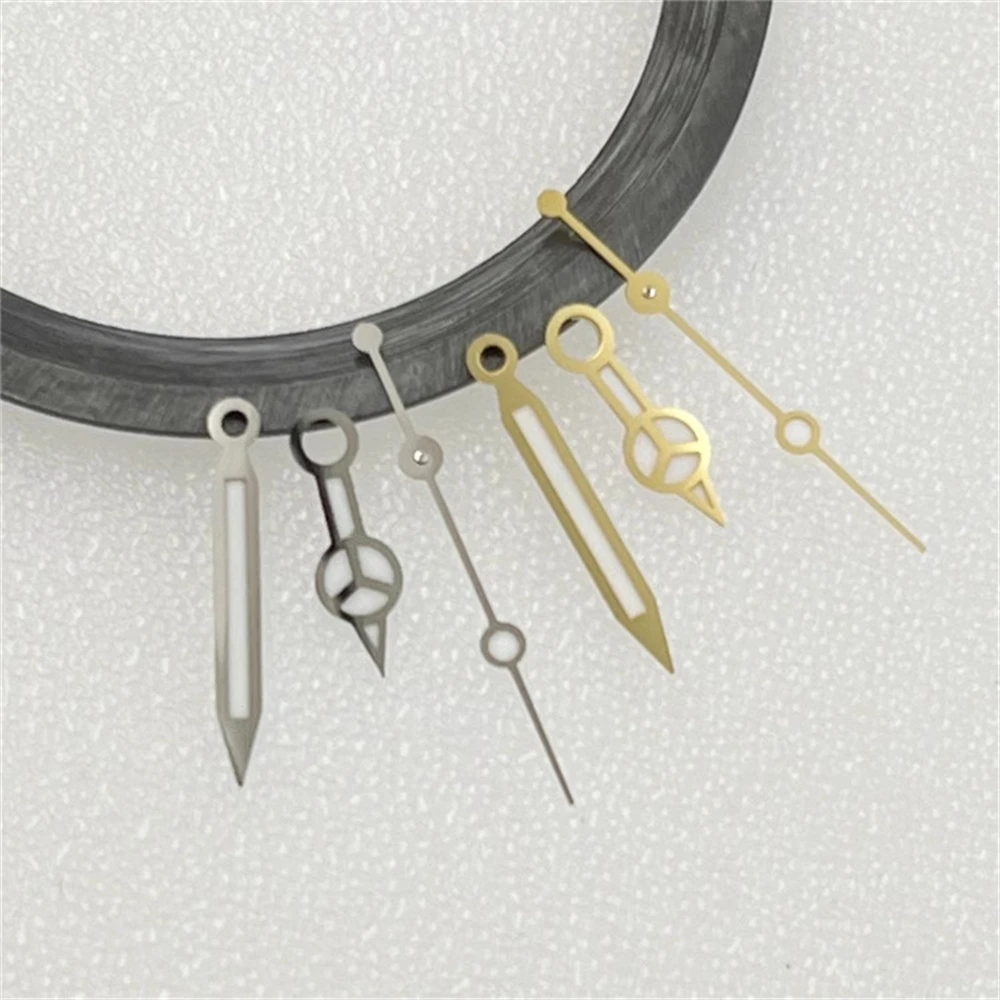 High Quality Polished BGW9 Blue Luminous Watch Hands for NH34 NH35 NH36 4R35 4R36 Movement Mechanical Watch Pointers