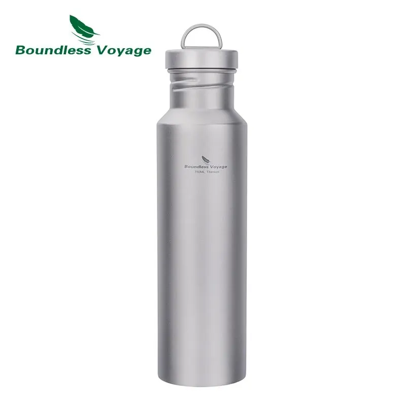 Premium Titanium Wide Mouth Water Bottle - Leak-Proof & Reusable