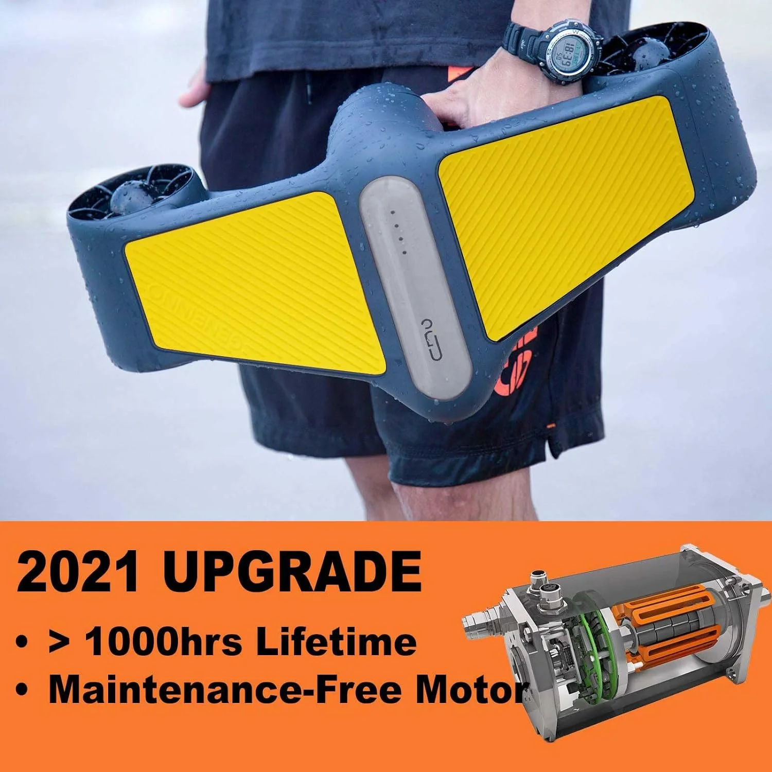 500W Sea Scooter 4.2Mph Scooter Subacqueo 60 Minuti Di Acqua Subacquea Seascooter Per Piscina