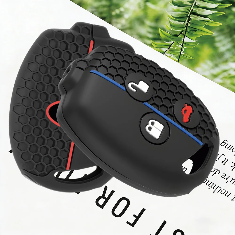 Deluxe Soft Silicone Car Key Cover - Sleek Protective Shell