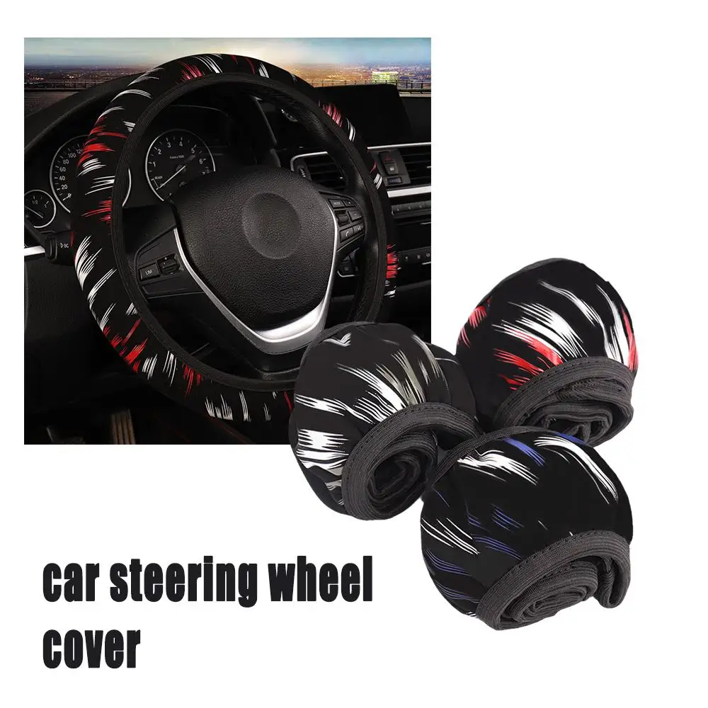 

Car Steering Wheel Cover Skidproof Auto Steering- Wheel Leather Cover Car-styling Anti-Slip Embossing Accessories Car W0G0