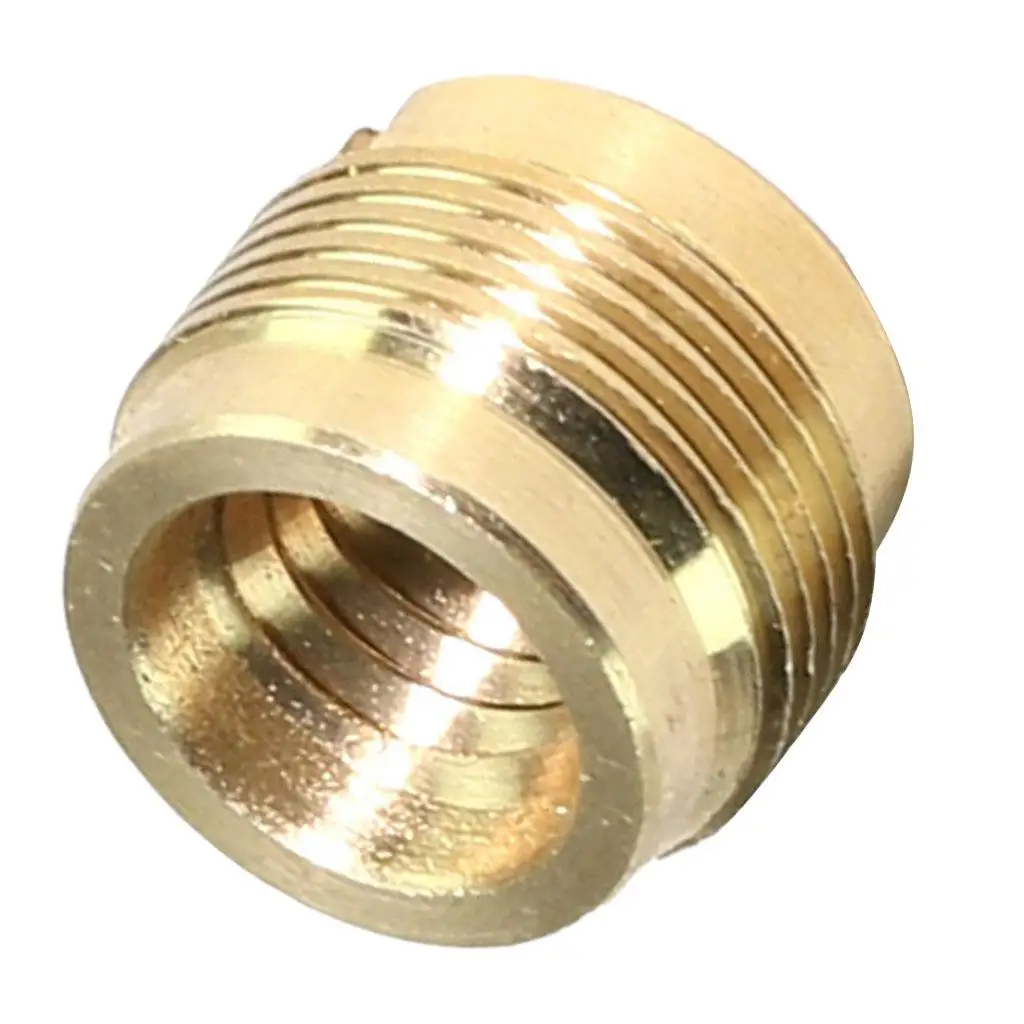 Brass Screw Thread Adapter for Microphone Mic Stand 5/8" Male to 3/8" Female
