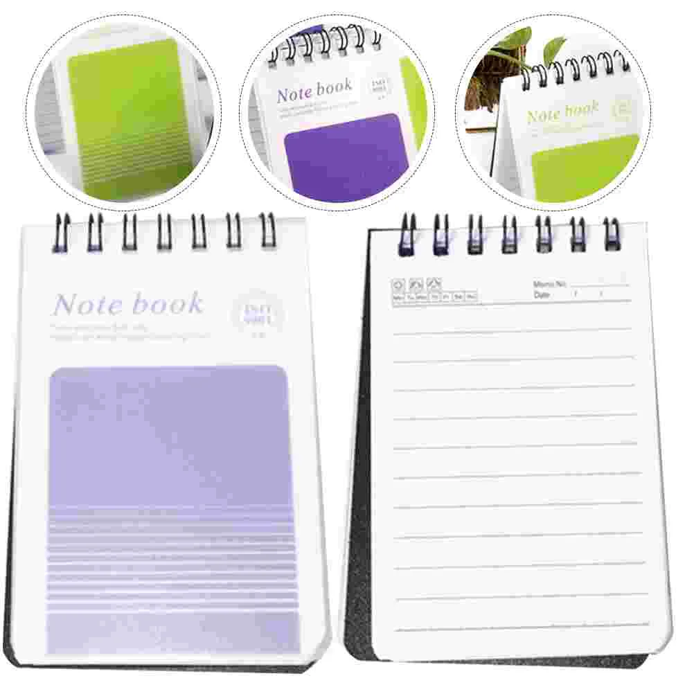 

Spiral Notebook Mini Memo Top Pad Portable Journal Bound Pads Notepad Pocket Note Grocery Wirebound Binding Lists Notebooks