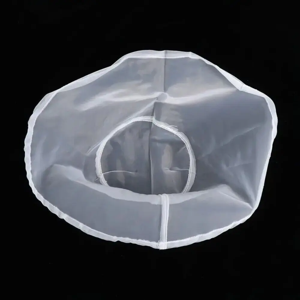 Nylon Soy Milk Filter Bag White Oval Kitchen Tool