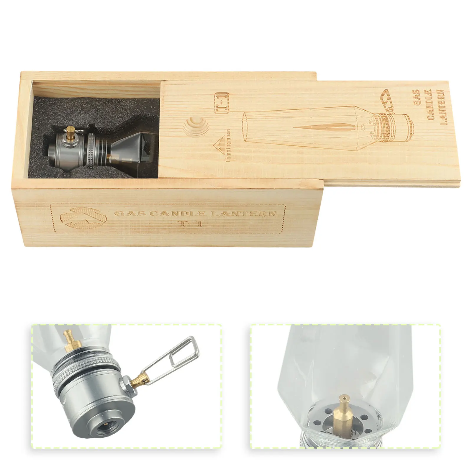

Lighting Candle Lamp Hiking Lanterns Outdoor Shatterproof Sporting Camping Connected Detachable Fishing Backpacking