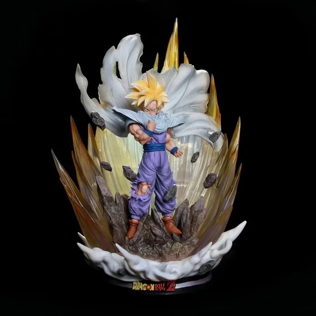 43cm Dragon Ball Z Super Saiyajin Filho Goku Excelente Figura Anime Modelo  Estátua Brinquedo Colecionáveis Presente