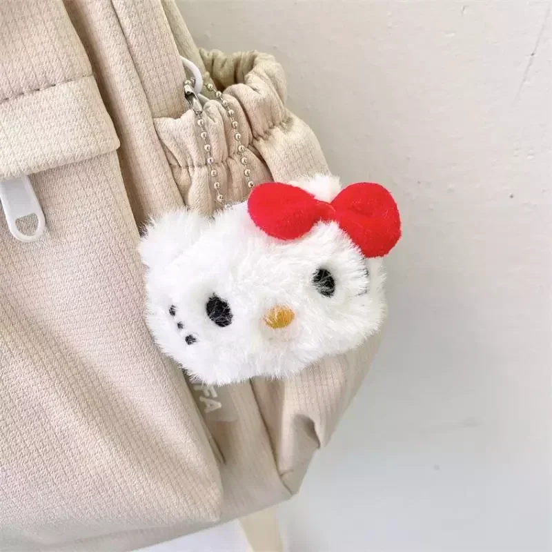 

Sanrio HelloKitty Cartoon Plush Doll Toys Anime Kawaii Cinnamoroll Kuromi Keychain Bag Decorative Accessories Backpack Pendant