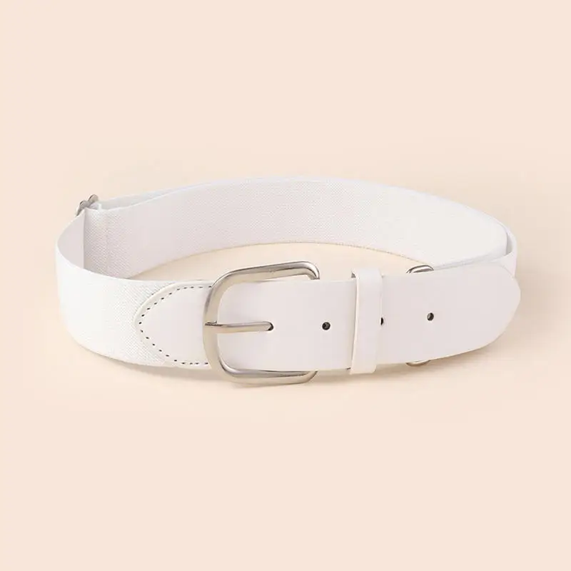 Children Outdoor Sports Elastic WaistBelt Adjustable Baseball Belt Jeans Dress Decoration Belt Versatile Shoulder Straps