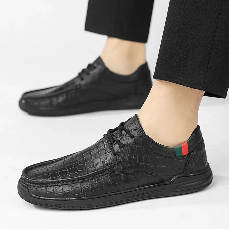 

Мужские повседневные туфли, удобная прогулочная обувь на платформе, роскошные качественные, осень