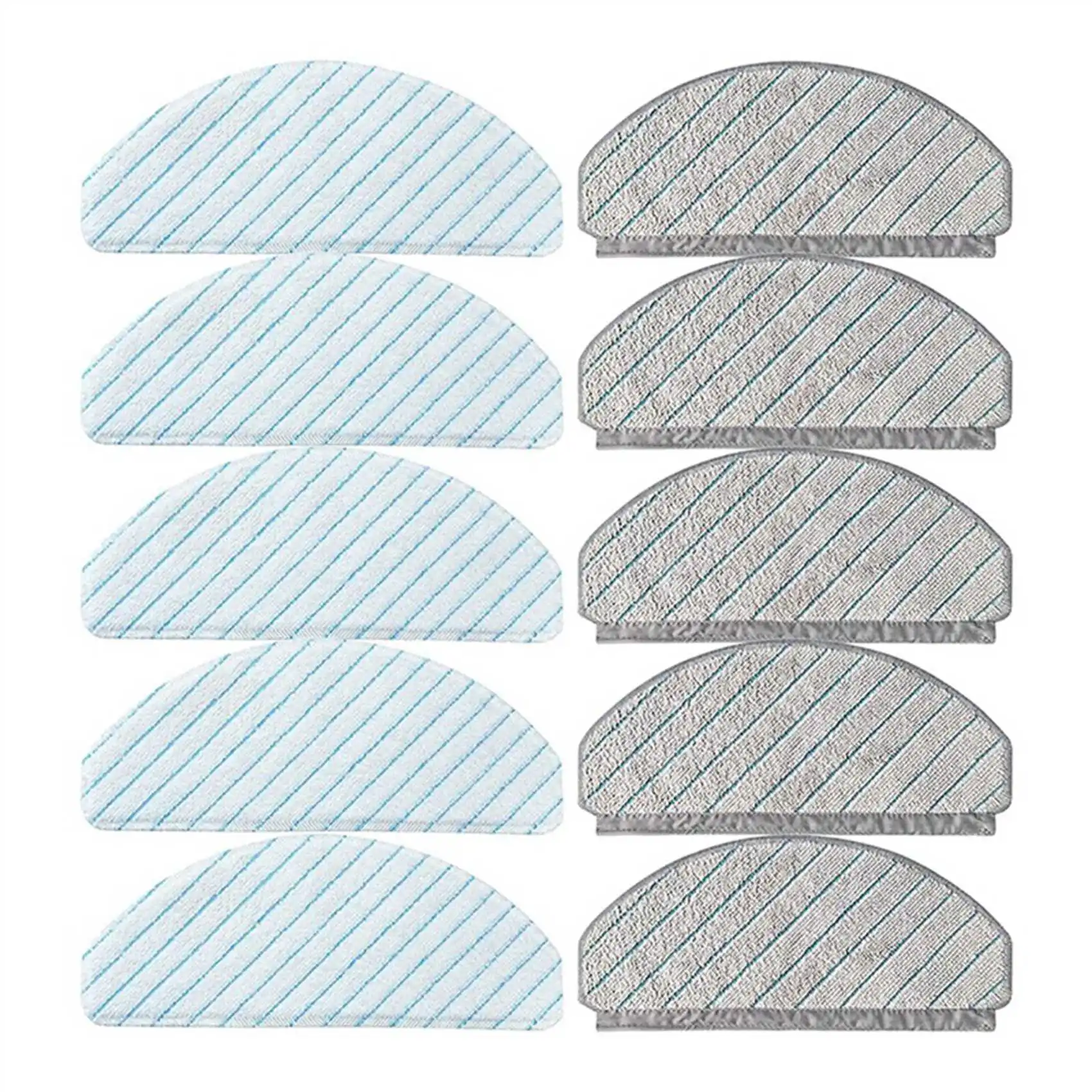 

Pack of 10 Mop Cloths Accessories for ECOVACS DEEBOT T10/T10 PLUS Vacuum Cleaner Replacement Parts Mop Rag