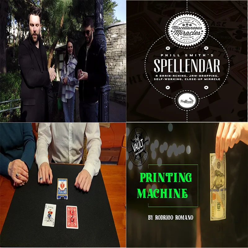 

Confirmation Bias by Benjamin Earl,Spellendar by Phill Smith,Fiery Prediction by Joseph B, Printing Machine by Rodrigo Romano