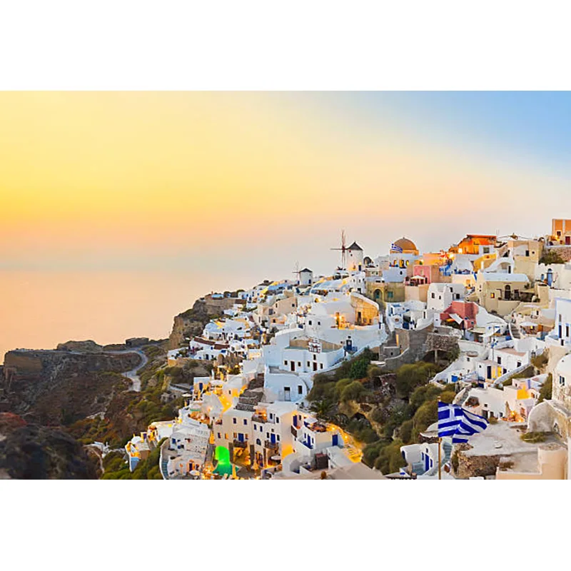 ZHISUXI Oia Town    XL-01, ׸ 丮  ǳ,  